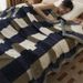 Milk Velvet Winter Thickened Coral Fleece Throw Office Nap Flannel Blanket Single Double Dormitory_maomaolike.com