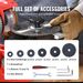 VEVOR Circular Saw Blade Sharpener, 370W 3600RPM Rotary Angle Mill Grinder, Saw Blade Grinding Sharpening Machine With 6 Saw Centerings, 5-inch Grinding Wheel For Carbide Tipped Saw Blades_maomaolike.com