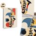Saxophone Themed Painting Poster, Vibrant Geometric Abstract Style Poster, Stylish Musical Artwork Ideal For Music Studios, Living Rooms And Cafes_maomaolike.com