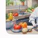 Jack Russell Terrier The Chef Memory Foam Kitchen Mat Machine Washable Anti-Fatigue Mat Cushion Comfort Bath Mat Or Kitchen Rug_maomaolike.com