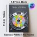 Circle Of Fifths Music Theory Painting Poster, Vibrant Color-coded Educational Chart Poster, Clear Visual Reference For Learning Key Signatures_maomaolike.com
