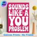 Slogan & Sound Wave Themed Painting Poster, Vibrant Pink Playful Typographic Poster, Witty Quote Design With Sound Wave Detail, Ideal For Bedroom_maomaolike.com