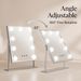 Hollywood Vanity Mirror With 9 LED Bulbs, 3 Light Modes, Touch Control, 360° Rotatable Lighted Makeup Mirror For Bedroom Dressing Table _maomaolike.com