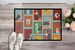 Lots Of Old English Sheepdog Doormat Front Door Mat Indoor Outdoor Rugs For Entryway, Non Slip Washable Low Pile, 24H X 36W_maomaolike.com