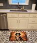 Bernese Mountain Dog Fall Memory Foam Kitchen Mat Machine Washable Anti-Fatigue Mat Cushion Comfort Bath Mat Or Kitchen Rug_maomaolike.com