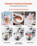 Ice Cream Maker, 1.8 Qt. Capacity, 6-Speed Electric Stand Mixer, With LED Digital Display & Timer, Mixing Paddle, Dough Hook, Splash Guard, For Homemade Frozen Yogurt Fruit Sorbet Gelato, Grey_maomaolike.com