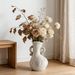 Artistic Ceramic Vase With Handles Modern Home Decor · Minimalist & Refined_maomaolike.com