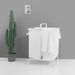 2-Tier Laundry Hamper 110L Large Oxford Clothes Basket Sorter With, Lid And Sorting Cards For Clothes & Toys Storage,White_maomaolike.com