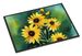 Kentucky Goldenrod In Watercolor Doormat Front Door Mat Indoor Outdoor Rugs For Entryway, Non Slip Washable Low Pile, 24H X 36W_maomaolike.com