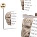 Stoic Philosopher Inspirational Quote Painting Poster, Minimalist Split-design Poster, Half Marble Statue With Motivational Text, Thought-provoking_maomaolike.com