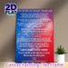 French Rugby Quotes Painting Poster, Vibrant Red-Blue Gradient Poster, Inspirational Rugby-Themed Quotes Decor For Sports Rooms, Game Spaces_maomaolike.com