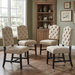 TREXM Retro Style Dining Chair Set With 4 Upholstered Chairs For Dining Room And Living Room Espresso_maomaolike.com