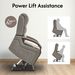 Recliner Chair For Adults, Massage Fabric Small Recliner Home Theater Seating With Lumbar Support, Adjustable Modern Reclining Chair With Padded Seat Backrest For Living Room, Brown_maomaolike.com