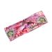 European and American Printing and Dyeing Floral Elastic Cross Headband for Tying Hair and Wearing Sports Printed Headband_maomaolike.com