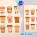 Autumn Coffee & Pumpkin Painting Poster, Warm-toned Cute Illustrated Poster, Charming Fall-themed Coffee Cup Designs With Cozy Vibe, Ideal For Home_maomaolike.com