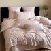 Autumn Winter 100S Long Staple Brushed Four-Piece Set American Floral Embroidery Pure Cotton Warm Duvet Cover Bedding_maomaolike.com