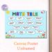 Math Talk Themed Painting Poster, Colorful Pixel-style Math Discussion Prompts Poster, Guides Structured Math Conversations Ideal For Classrooms And_maomaolike.com