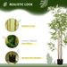 6FT Artificial Bamboo Tree, Decorative Plant In Nursery Pot For Indoor Décor_maomaolike.com