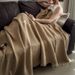 100% Cotton Knitted Tassel Sofa Throw Class A Baby And Toddler Grade High-end Office Nap Blanket_maomaolike.com