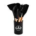 12-Piece Kitchen Utensils With Wooden Handles, Non-Stick Cooking Spatula, High-Temperature Resistant Silicone_maomaolike.com