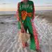 Women's Clothing Fashion Printed Leisure Vacation Style Suit _maomaolike.com