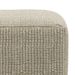 Zelma Square Woven Pouf For Indoor And Outdoor Use - Cream And Natural_maomaolike.com