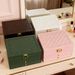 Quilted Multi-layer Large Capacity For Rings, Earrings, Necklaces, Desktop Drawer-style Jewelry Storage Box_maomaolike.com