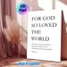 John 3:16 Bible Verse Painting Poster, Minimalist Typographic Text Poster, Inspirational Religious Message Ideal For Home, Living Room And Prayer_maomaolike.com