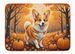 Corgi Fall Memory Foam Kitchen Mat Machine Washable Anti-Fatigue Mat Cushion Comfort Bath Mat Or Kitchen Rug_maomaolike.com