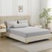 Home Garden Washed Cotton Bed Sheet Three Piece Set Four Pieces_maomaolike.com