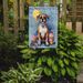 Boxer Happy Birthday Garden Flag Mailbox Flag Decorative Yard Flag Banner Outside Patio Artwork Yard Flower Beds, Garden Size, Multicolor_maomaolike.com