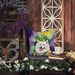 Samoyed King Of Mardi Gras Throw Pillow Machine Washable, Indoor Outdoor Decorative Pillow For Couch, Bed Or Patio, 18Hx18W_maomaolike.com