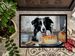 Border Collie Fall Kitchen Pumpkins Doormat Front Door Mat Indoor Outdoor Rugs For Entryway, Non Slip Washable Low Pile, 24H X 36W_maomaolike.com