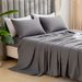 Soft Brushed Sheet Set - Minimalist Solid Color For Single/Double Bed (Breathable & Skin-Friendly, 200 Thread Count,_maomaolike.com