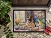 Decorating Easter German Shepherd Doormat Front Door Mat Indoor Outdoor Rugs For Entryway, Non Slip Washable Low Pile, 24H X 36W_maomaolike.com