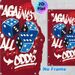 Dice Themed Painting Poster, Vibrant Graffiti Style Poster, Bold Blue Dice With "Against All Odds" Typography On Deep Red Backdrop, Eye-catching Urban_maomaolike.com