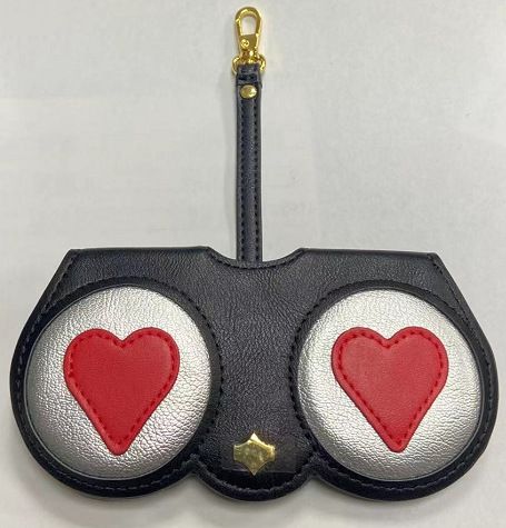Unisex Glasses bag out of the street glasses bag Sunglasses box PU leather sunglasses bag hook pendant_maomaolike.com