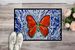 Red Glider Butterfly Doormat Front Door Mat Indoor Outdoor Rugs For Entryway, Non Slip Washable Low Pile, 24H X 36W_maomaolike.com