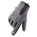 Cycling gloves men's fall and winter anti-splash plus velvet warm non-slip full-finger outdoor mountaineering sports gloves ladies_maomaolike.com