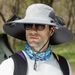 Hot Sale Solar Fan Fisherman Hat Outdoor Brim Sunscreen Fishing 2024 Mute Quick-dry Big Large Rechargeable Men Cap Wind New Hats_maomaolike.com