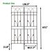 2 Pack Metal Garden Trellis 71" X 17.7" Rustproof Trellis For Climbing Plants Outdoor Flower Support Black_maomaolike.com
