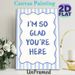 Inspirational Quote Painting Poster, Blue & White Striped Wavy Frame Handwritten Typography Poster, Warm Heartfelt Message Ideal For Living Room_maomaolike.com