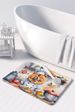 Chow Chow The Chef Memory Foam Kitchen Mat Machine Washable Anti-Fatigue Mat Cushion Comfort Bath Mat Or Kitchen Rug_maomaolike.com