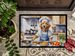 Golden Retriever The Chef Doormat Front Door Mat Indoor Outdoor Rugs For Entryway, Non Slip Washable Low Pile, 24H X 36W_maomaolike.com
