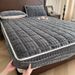 Class A Bubble Milk Velvet Sheet Single Piece Autumn Winter Thickened Coral Fleece Mattress Protector Bed Cover Three-Piece Set 1._maomaolike.com