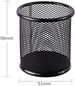Black Pen Holder Cup For Desk, Black Wire Mesh Pencil Cup Holder For Desk Office Pen Organizer_maomaolike.com