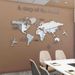 XS To L Size World Map Mirror Sticker European Version Acrylic Self-Adhesive Office Corporate Culture Wall Decal_maomaolike.com