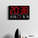 New Living Room Wall Simple Modern LED Digital Bluetooth Automatic Time Setting Electronic Clock 6667_maomaolike.com