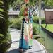 Women's Clothing fashion personality printed cotton and linen loose leisure vacation two-piece suit_maomaolike.com