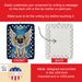 Pug My Angel Porcelain Ornament Christmas Tree Hanging Decorations For Home Christmas Holiday, Rectangle, Gift, Multicolor_maomaolike.com